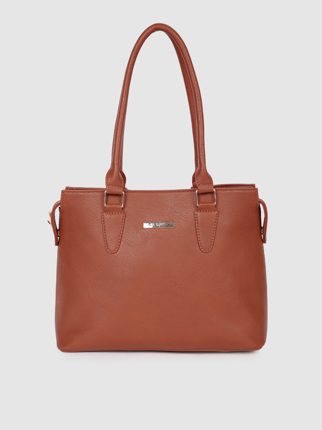 

Mast & Harbour Tan Brown Solid Shoulder Bag