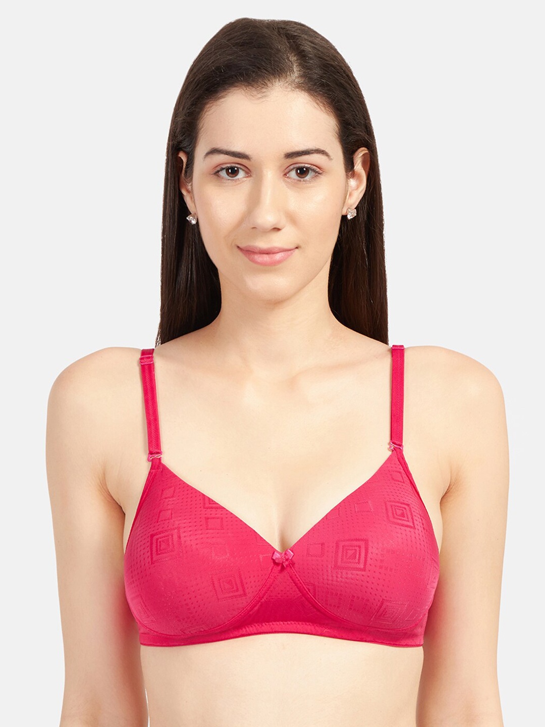 

Sonari Fuchsia Solid Non-Wired Heavily Padded Everyday Bra flidonerani30B