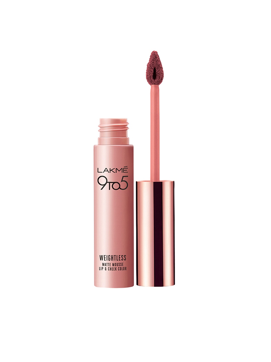 

Lakme 9-5 Weightless Matte Mousse Liquid Lip & Cheek Color - Rose Touch