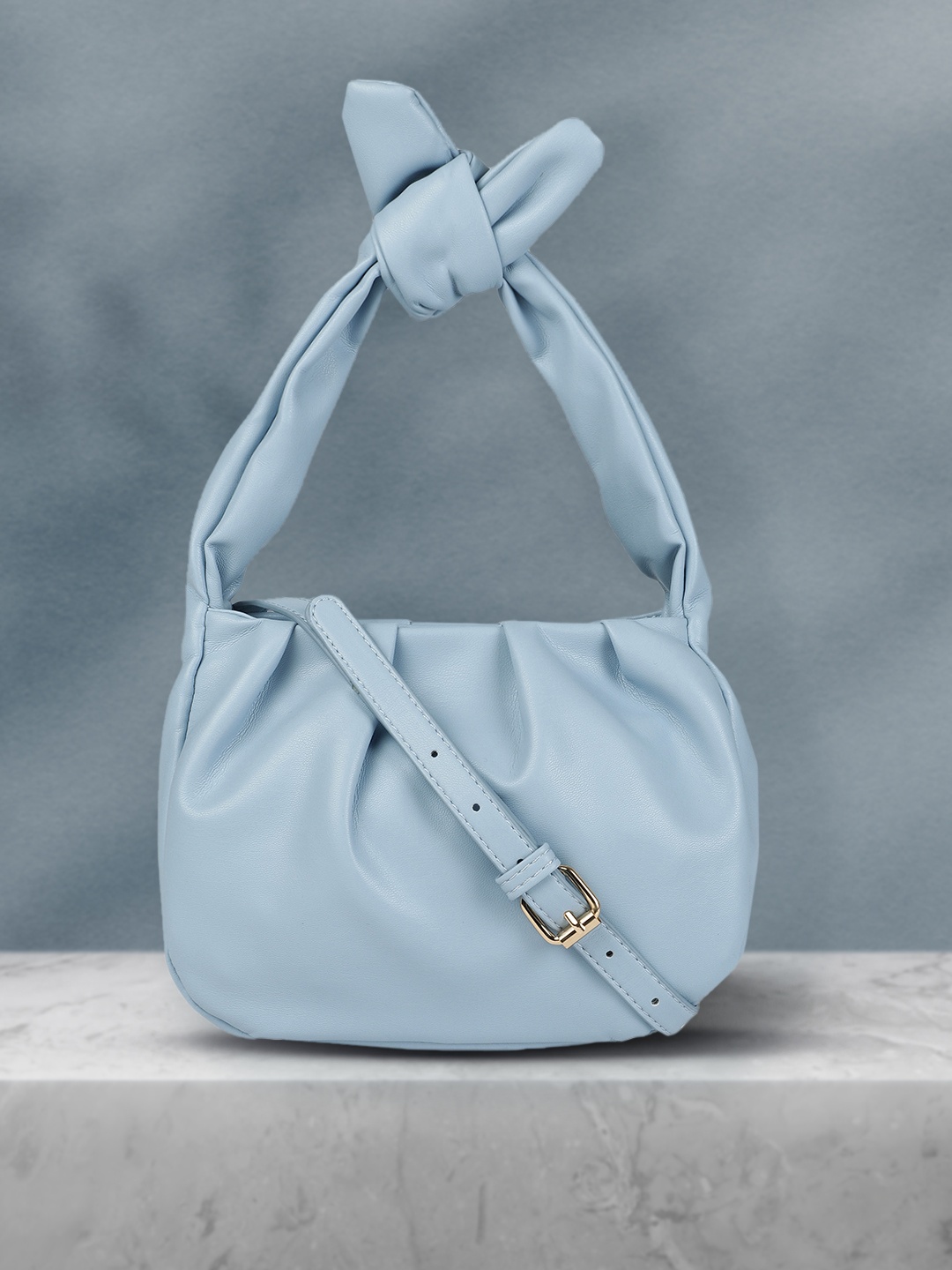 

DressBerry Blue Solid Sling Bag