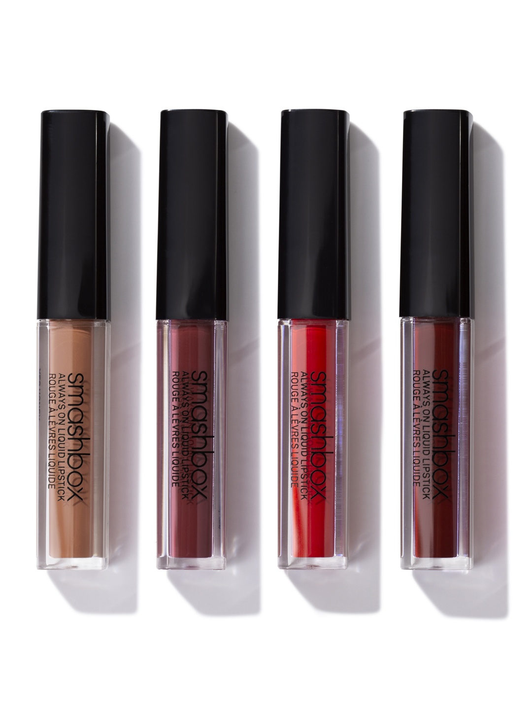 

Smashbox Set of 4 Always On Liquid Lipstick, Red