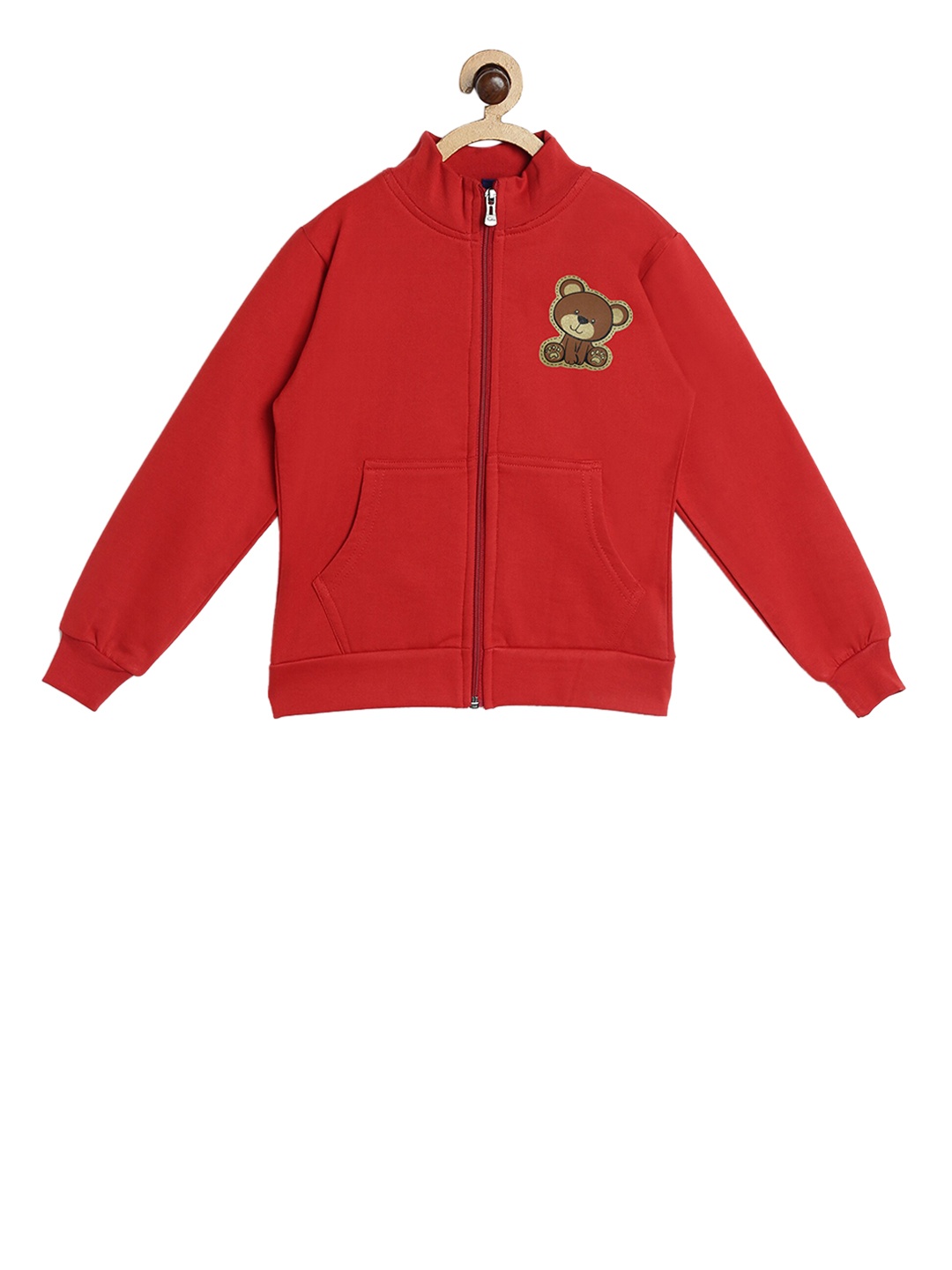 

SWEET ANGEL Boys Red Solid Sweatshirt