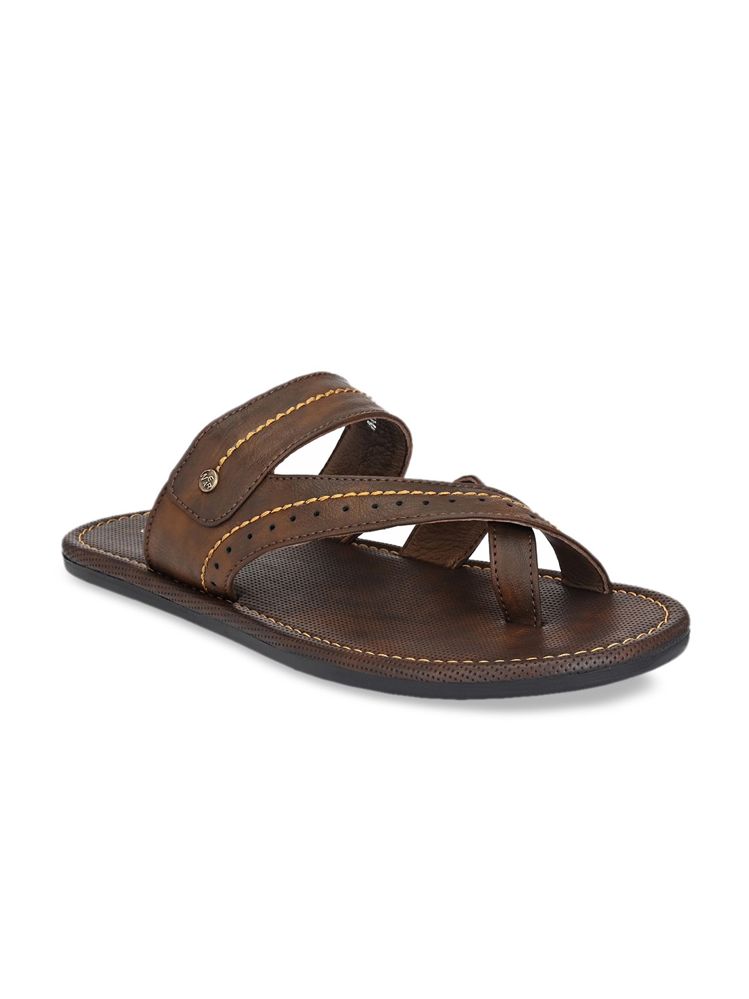 

SHENCES Men Brown Sandals