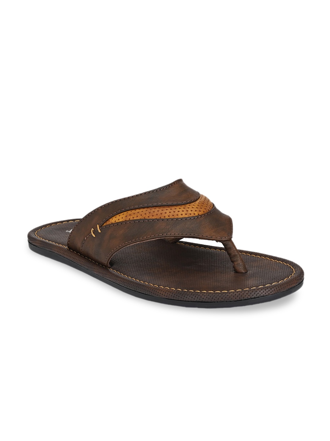 

SHENCES Men Brown Sandals