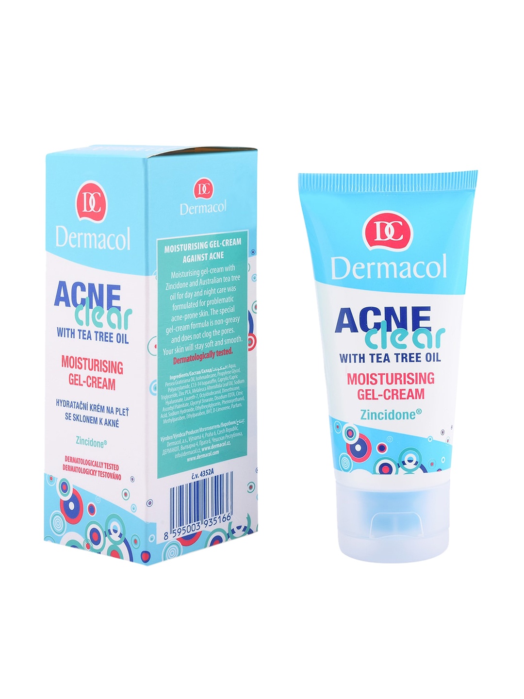 

Dermacol 4352A Acneclear Moisturizing Gel - Cream 50 ml, Transparent