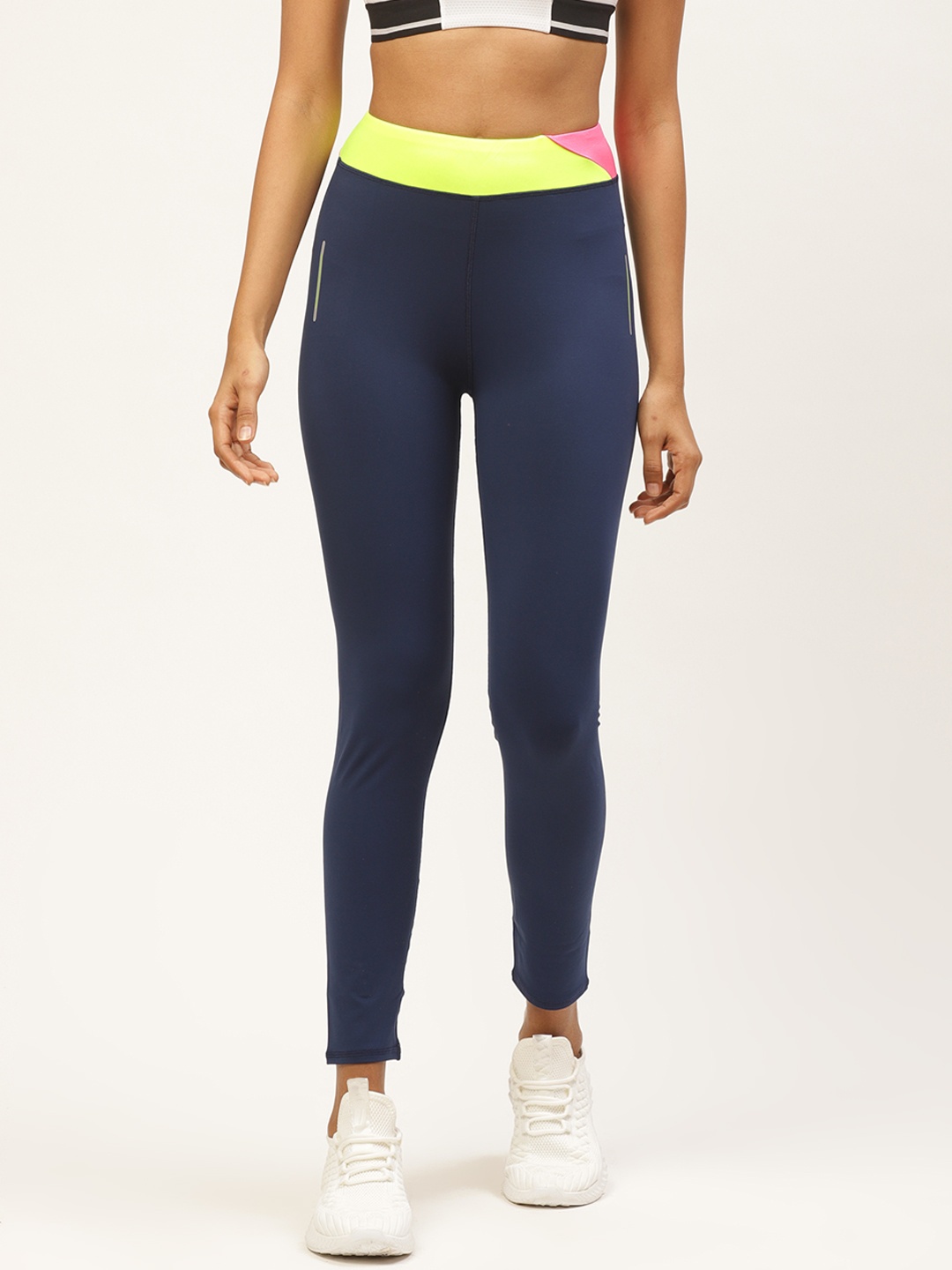 

Sweet Dreams Women Navy Blue Solid Tights