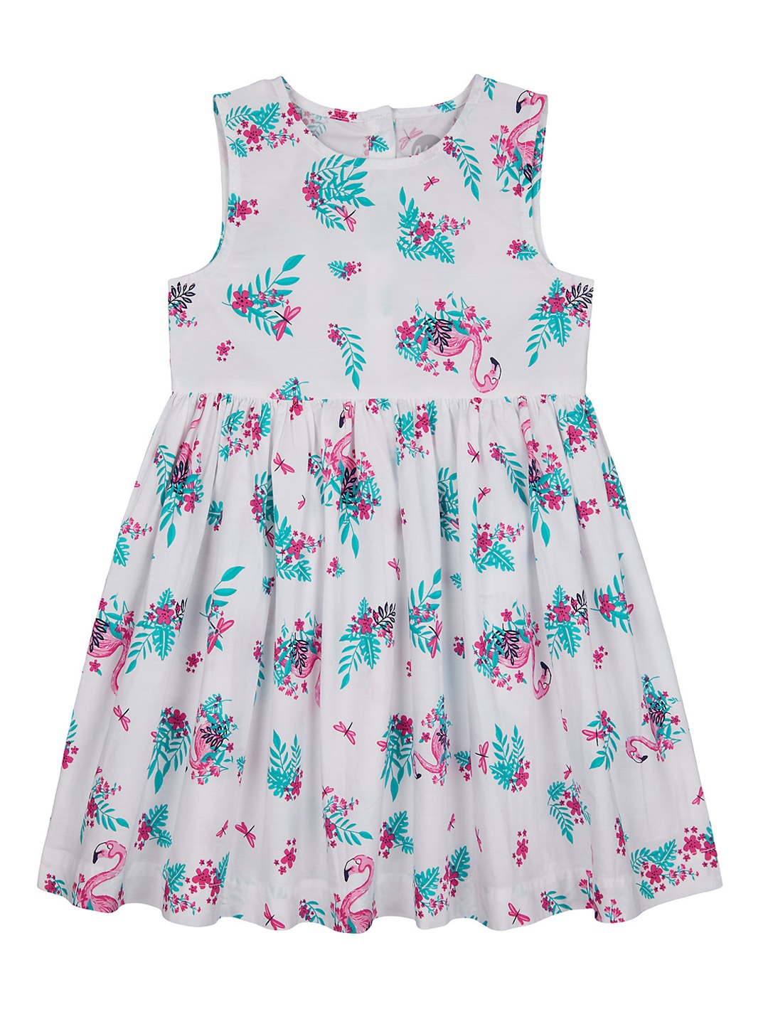 

mothercare Girls Multicoloured Printed A-Line Dress, Multi