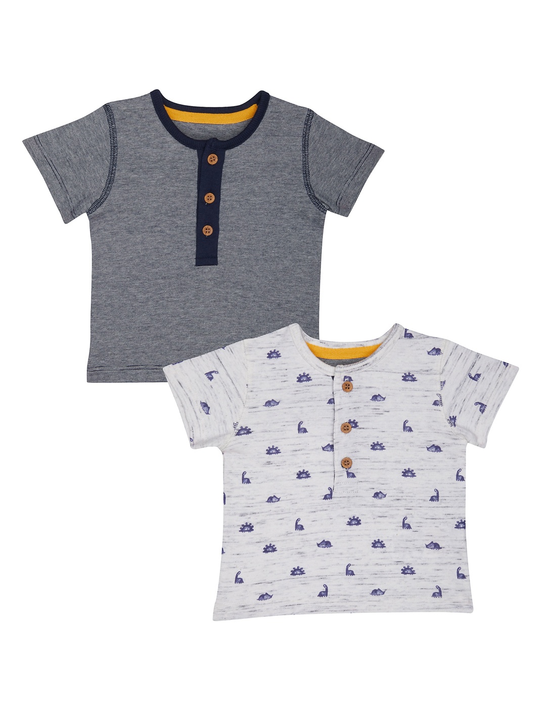 

mothercare Boys Grey Printed Round Neck T-shirt