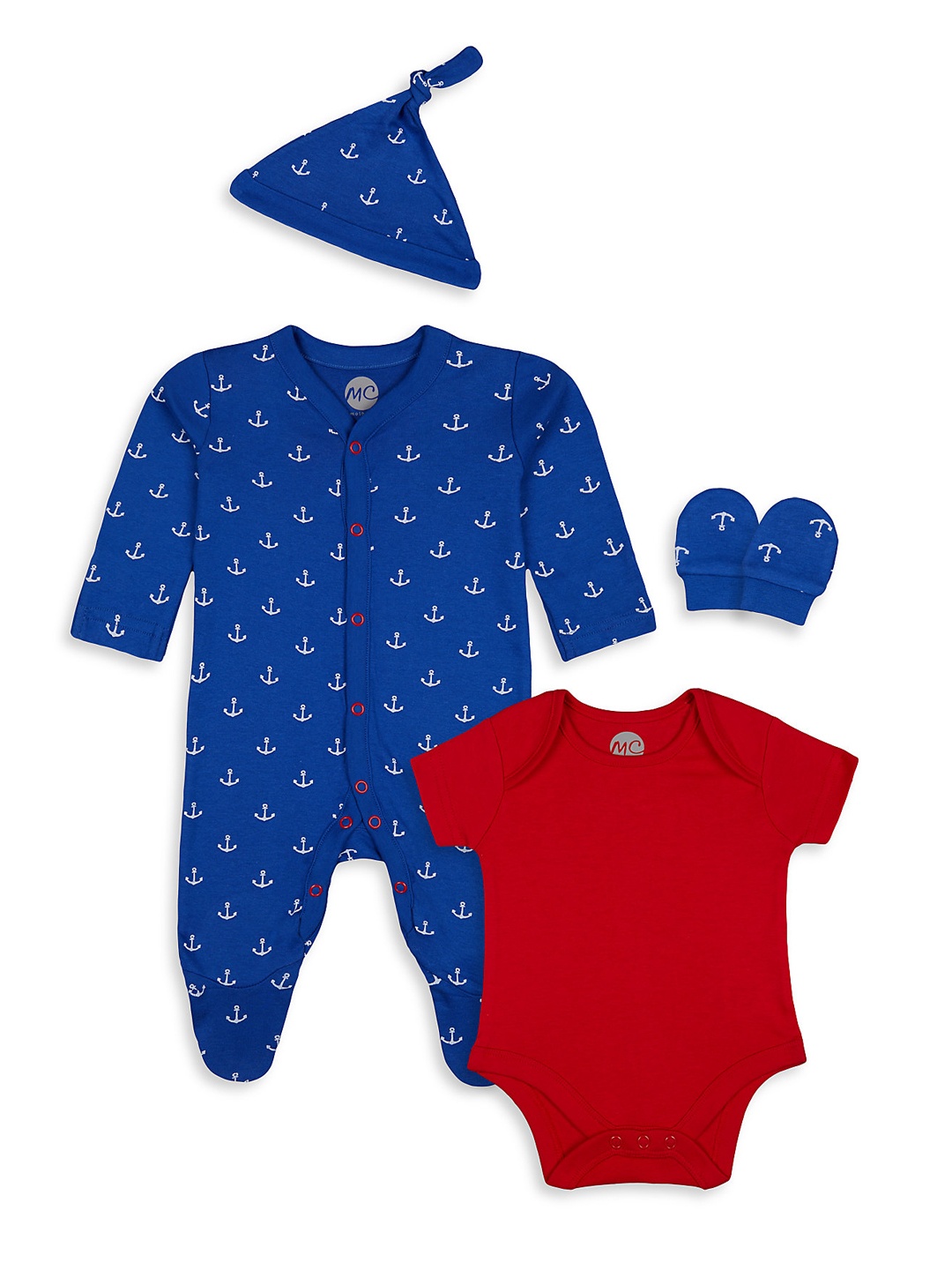 

mothercare Infant Boys Pack of Sleepsuit & Bodysuit, Multi