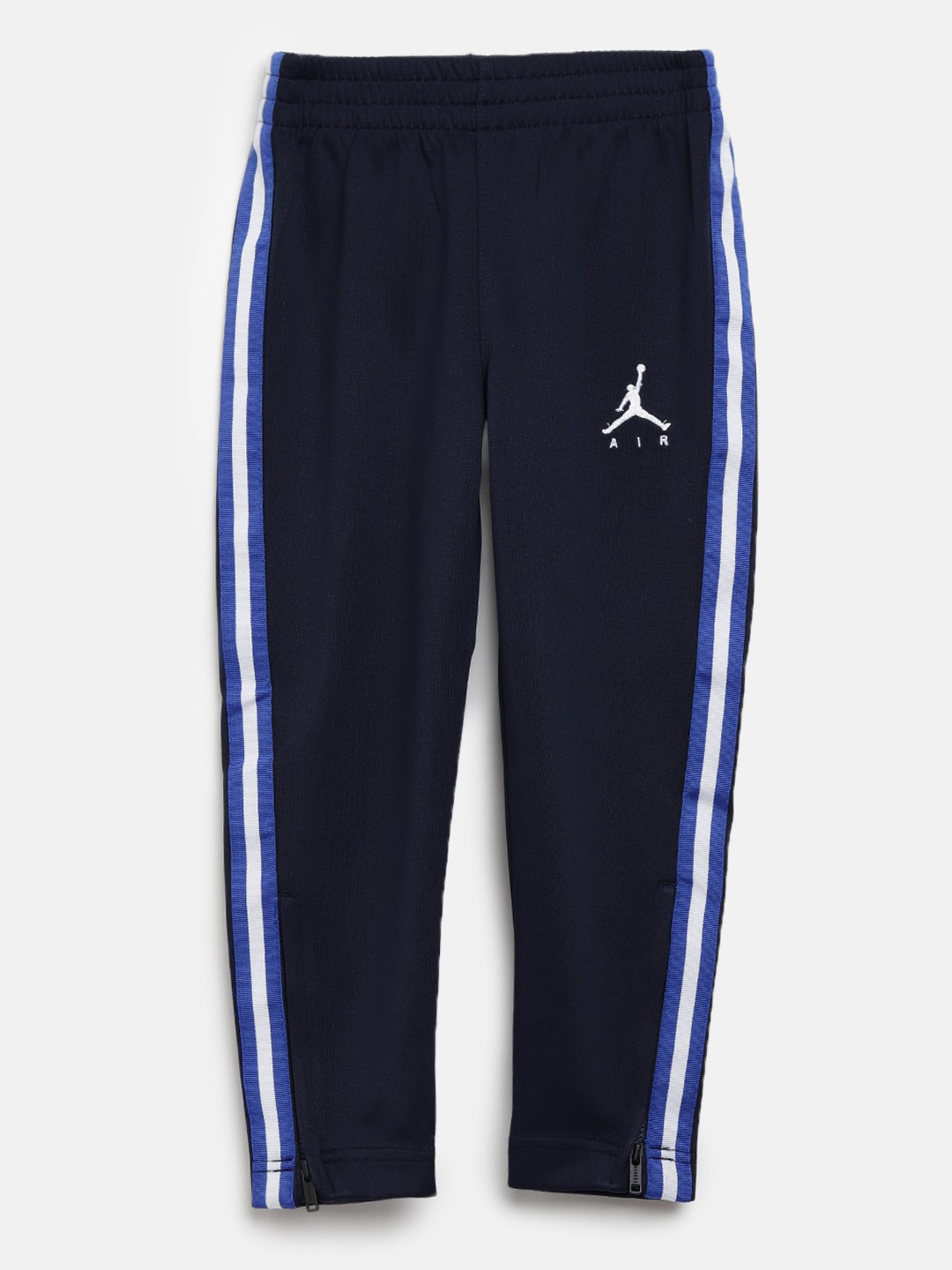 

Jordan Boys Navy Blue Solid Dri-Fit Jumpman Track Pants