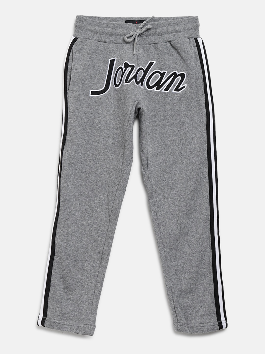

Jordan Boys Grey Melange French Terry Logo Track Pants