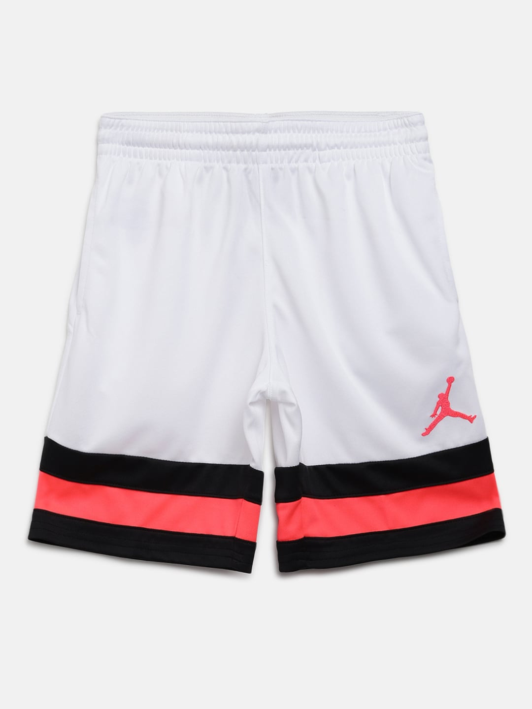 

Jordan Boys White Solid Jumpman Basketball Shorts