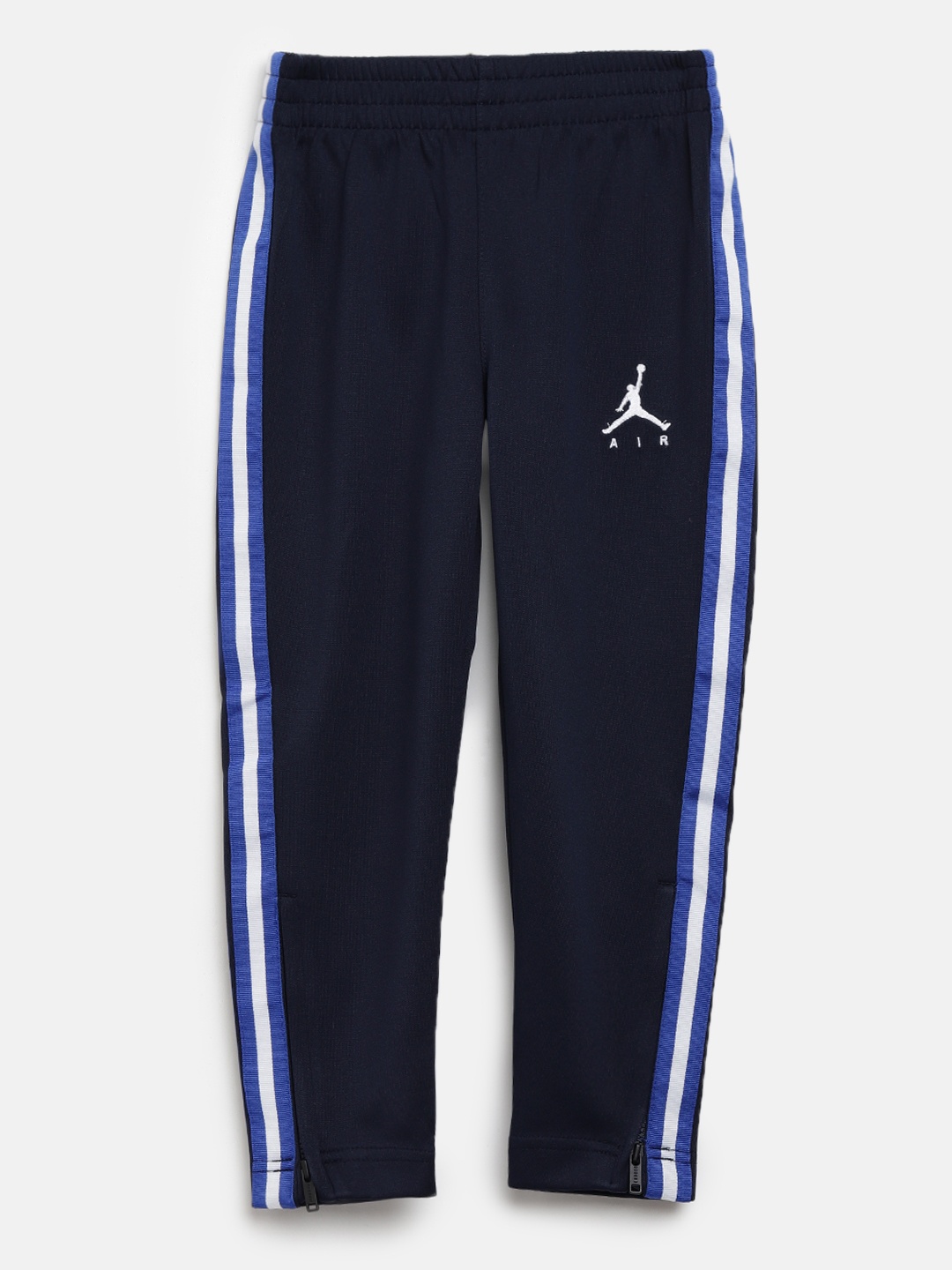 

Jordan Boys Navy Blue Solid Dri-Fit Jumpman Track Pants