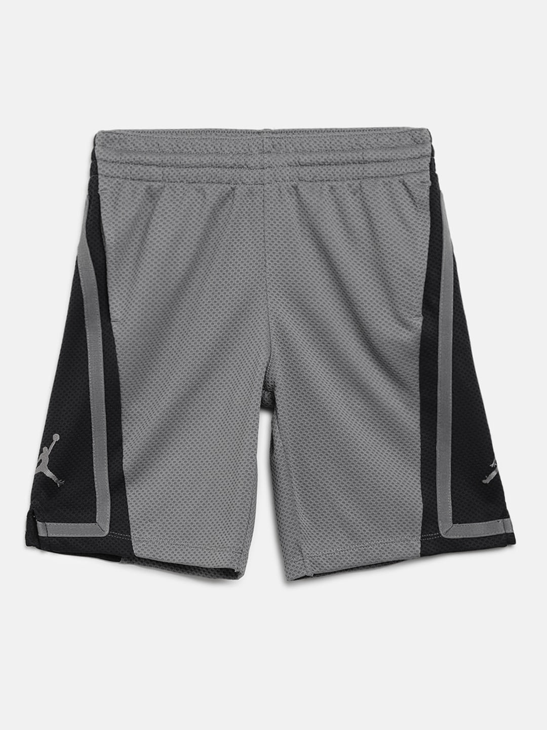

Jordan Boys Charcoal Grey & Black Colourblocked Franchise Sports Shorts