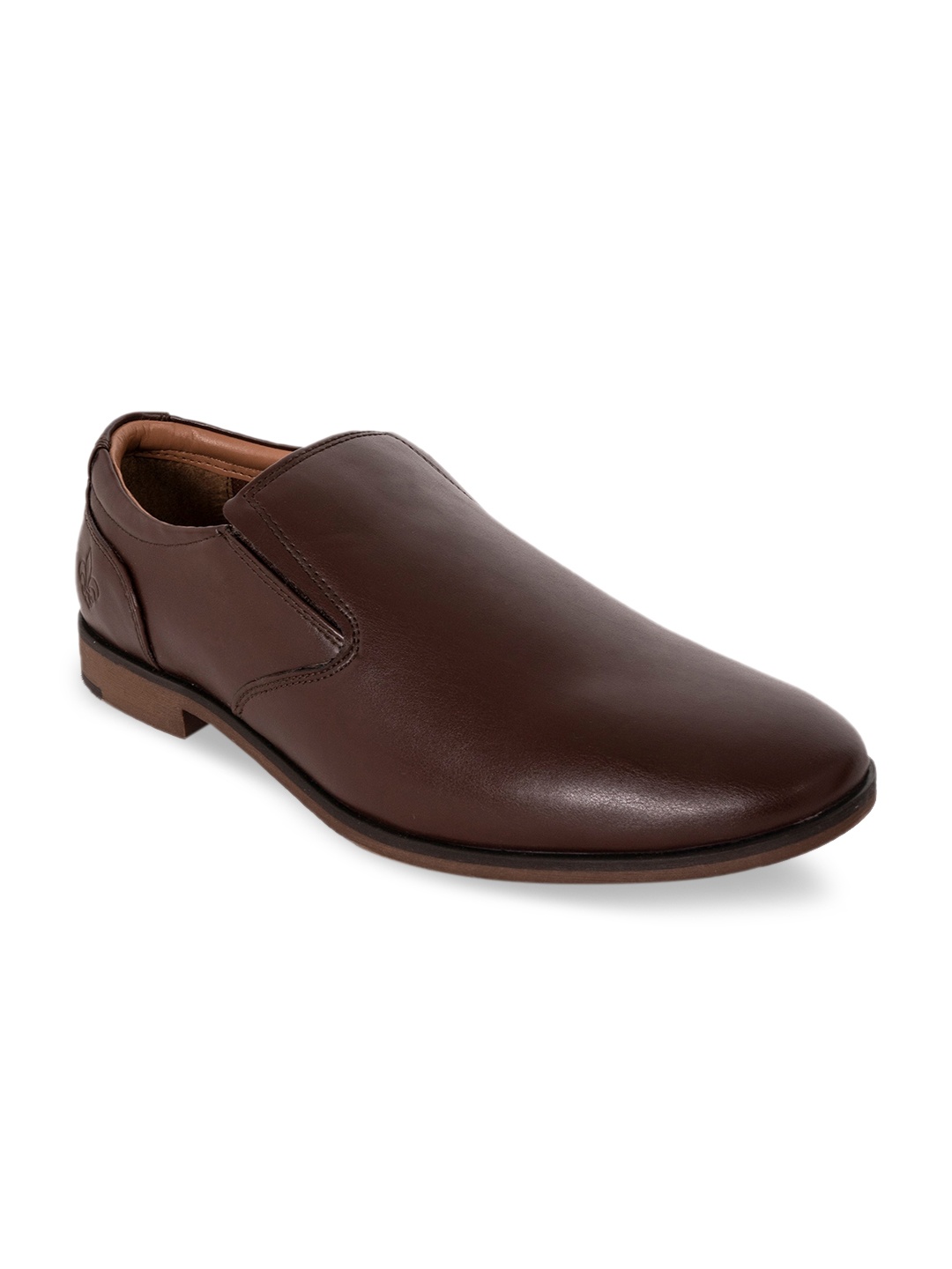 

Bond Street By Red Tape Men Brown Solid Formal Slip-Ons