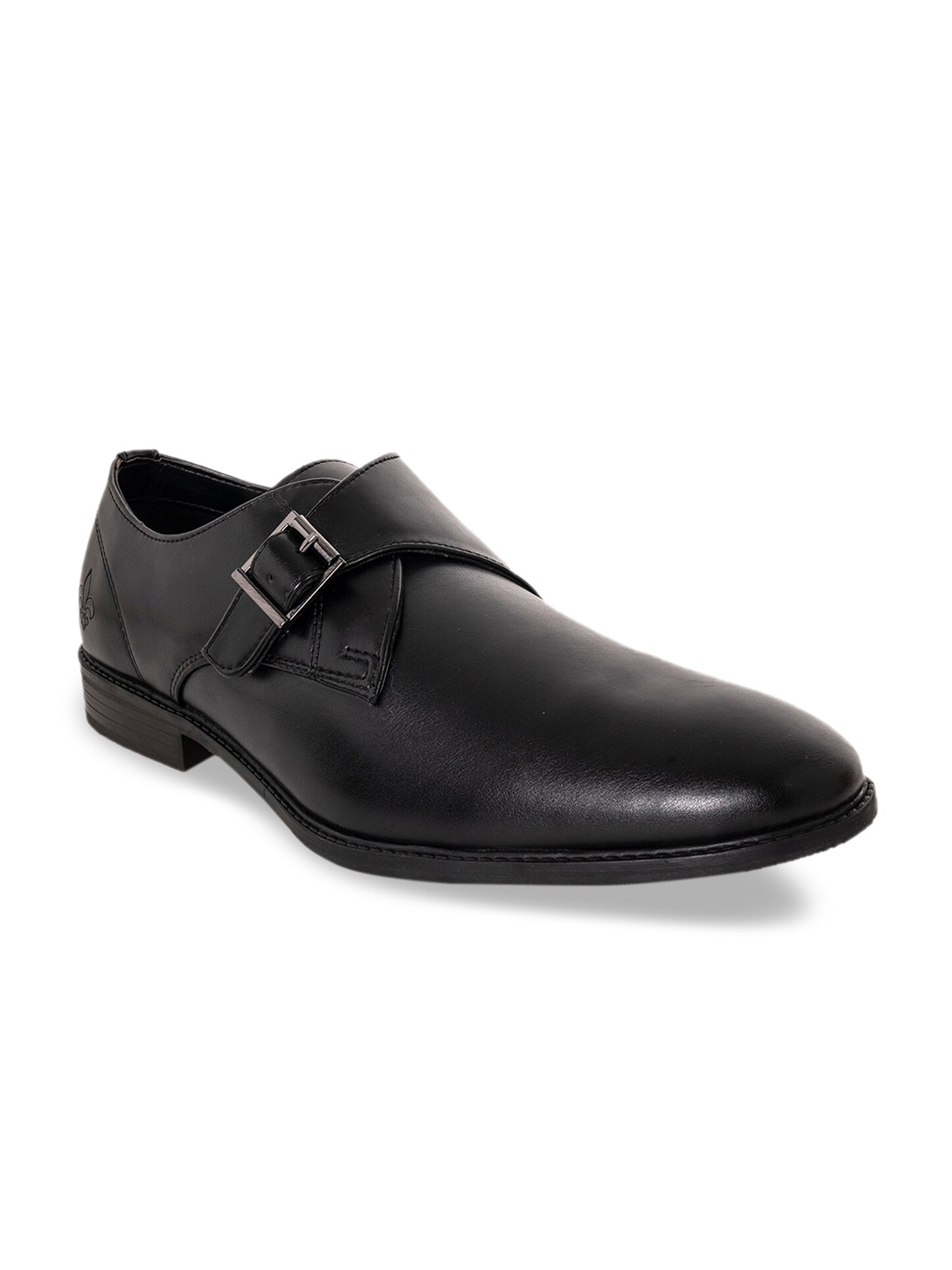 

Bond Street By Red Tape Men Black Solid Formal Monks