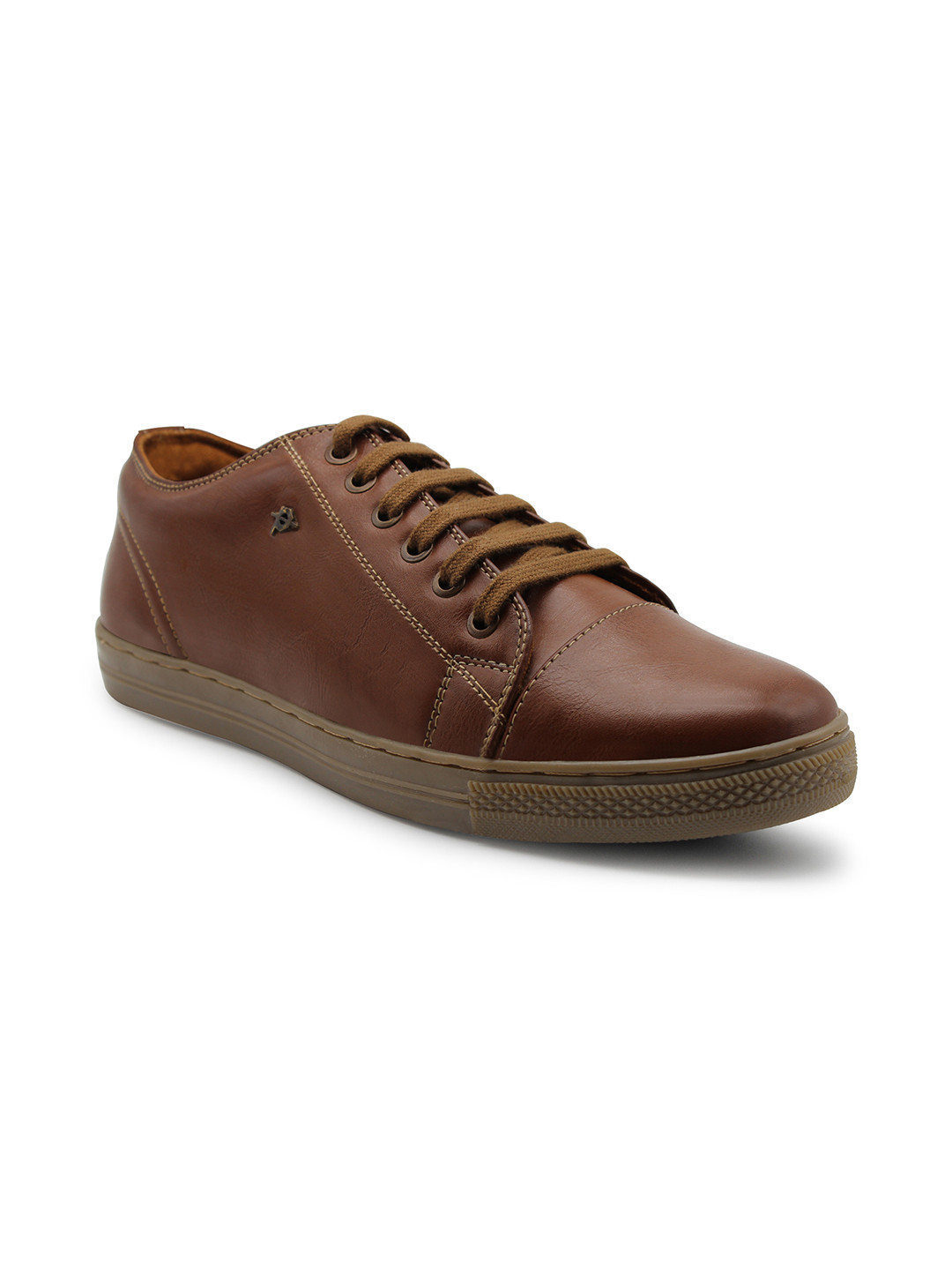 

Provogue Men Coffee Brown Solid Sneakers