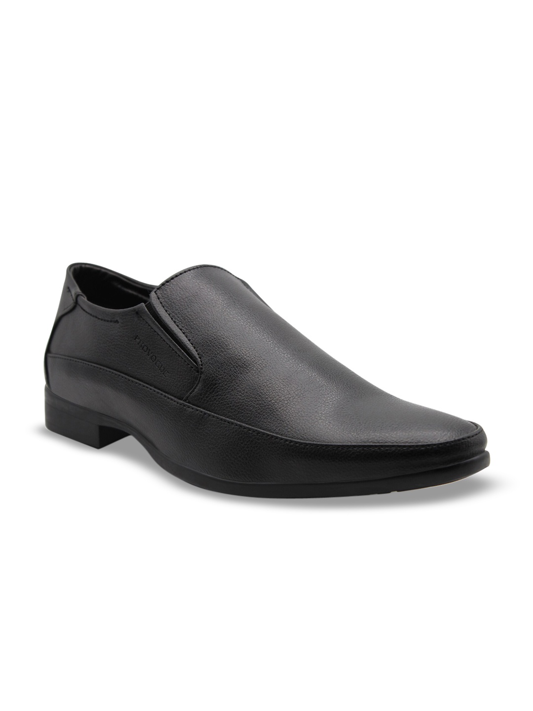 

Provogue Men Black Solid Formal Slip-Ons