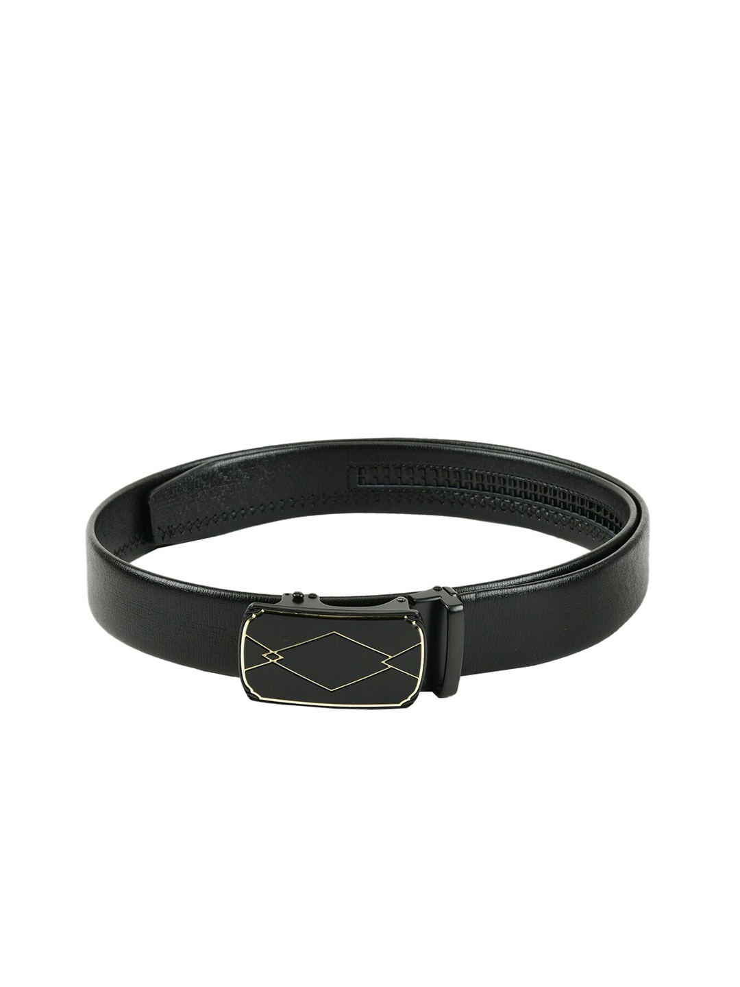 

WINSOME DEAL Men Black Solid Belt