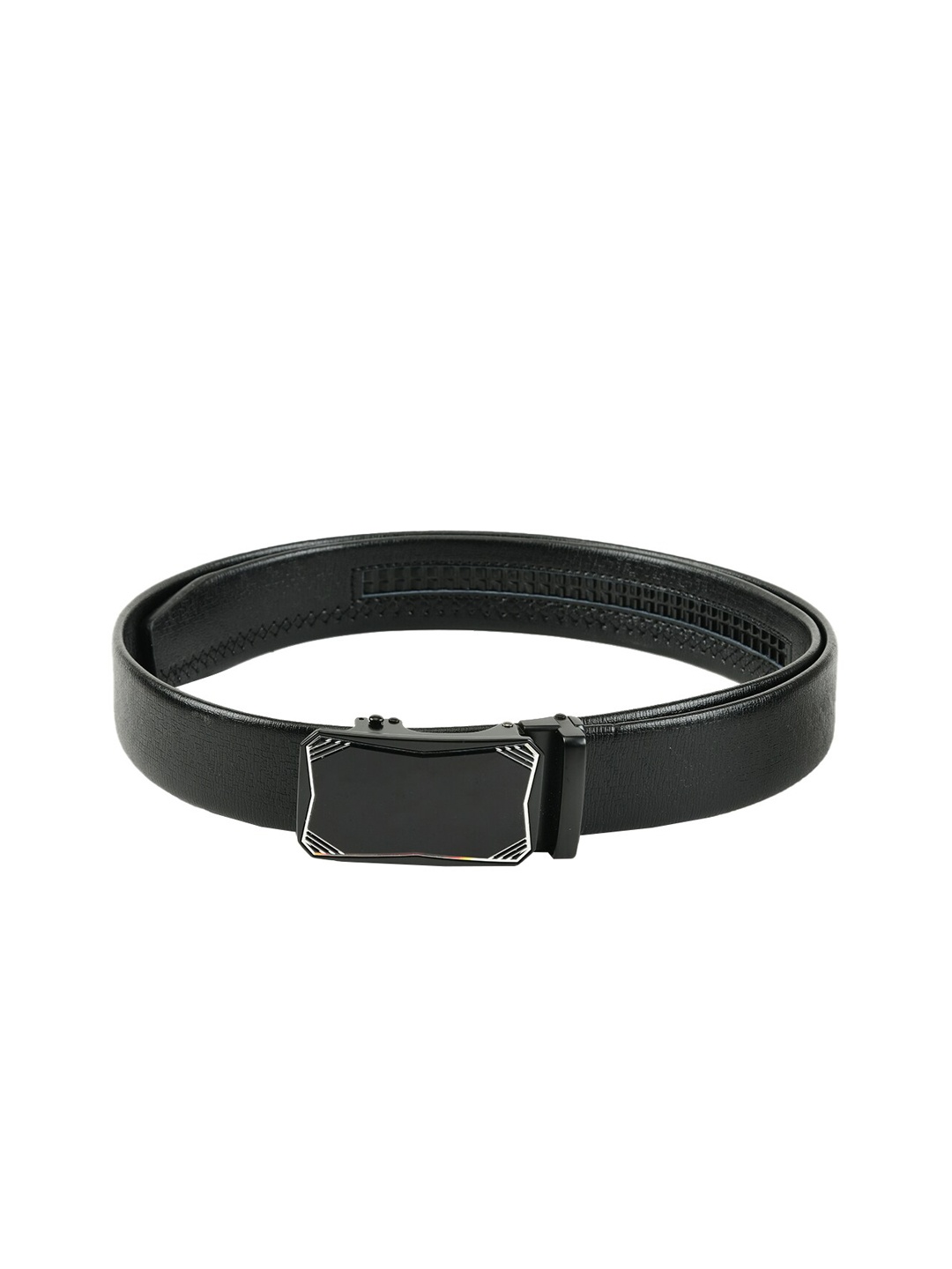 

WINSOME DEAL Men Black Textured Belt