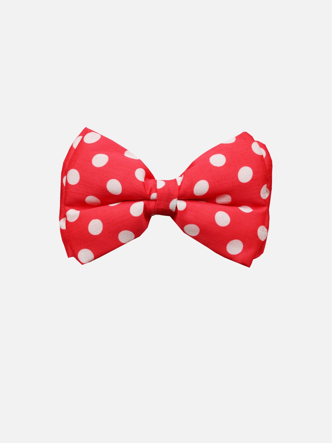 

LANA PAWS Red & White Polka Dots Print Polyester Dog Bow Tie