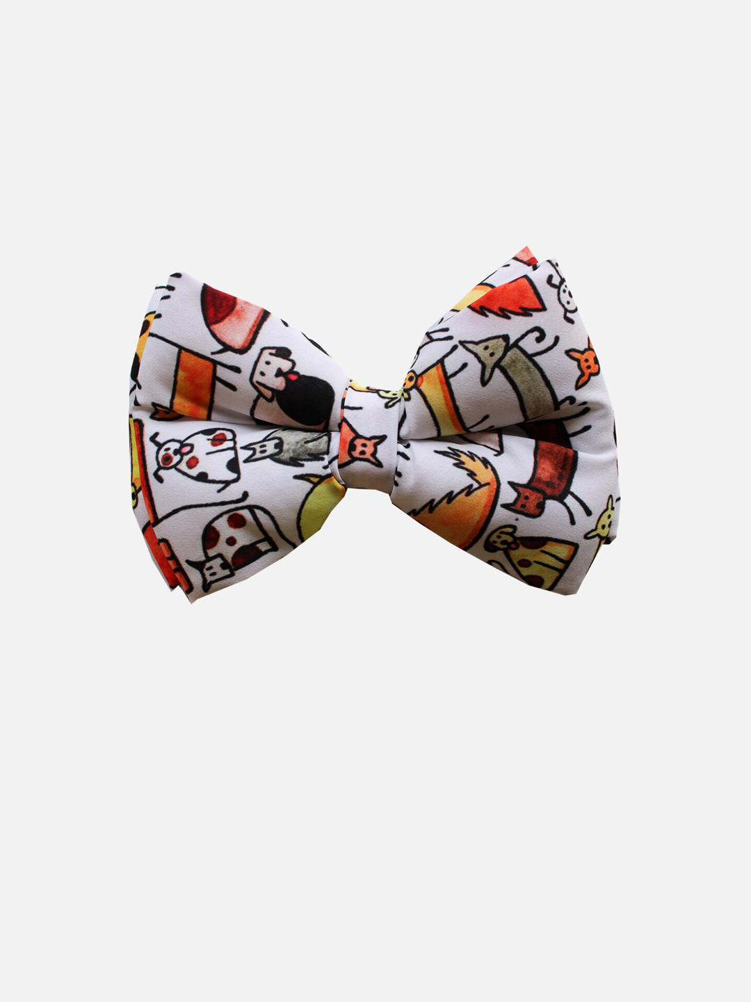 

LANA PAWS White Doggy's Day Out Printed Dog Bow Tie