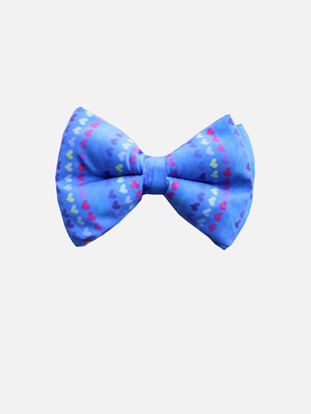 

LANA PAWS Blue Little Hearts Printed Dog Bow Tie