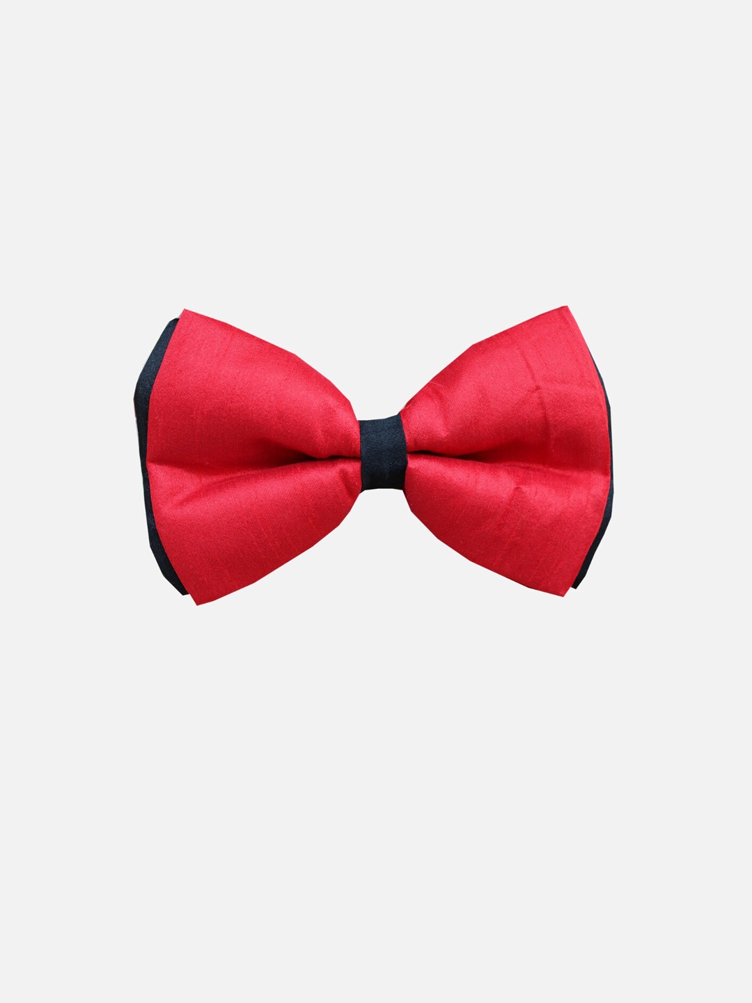 

LANA PAWS Red & Black Solid Silk Dog Bow Tie