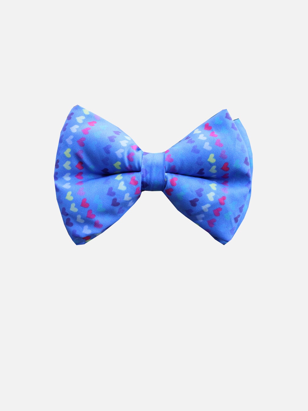 

LANA PAWS Blue & Pink Little Hearts Printed Dog Bow Tie