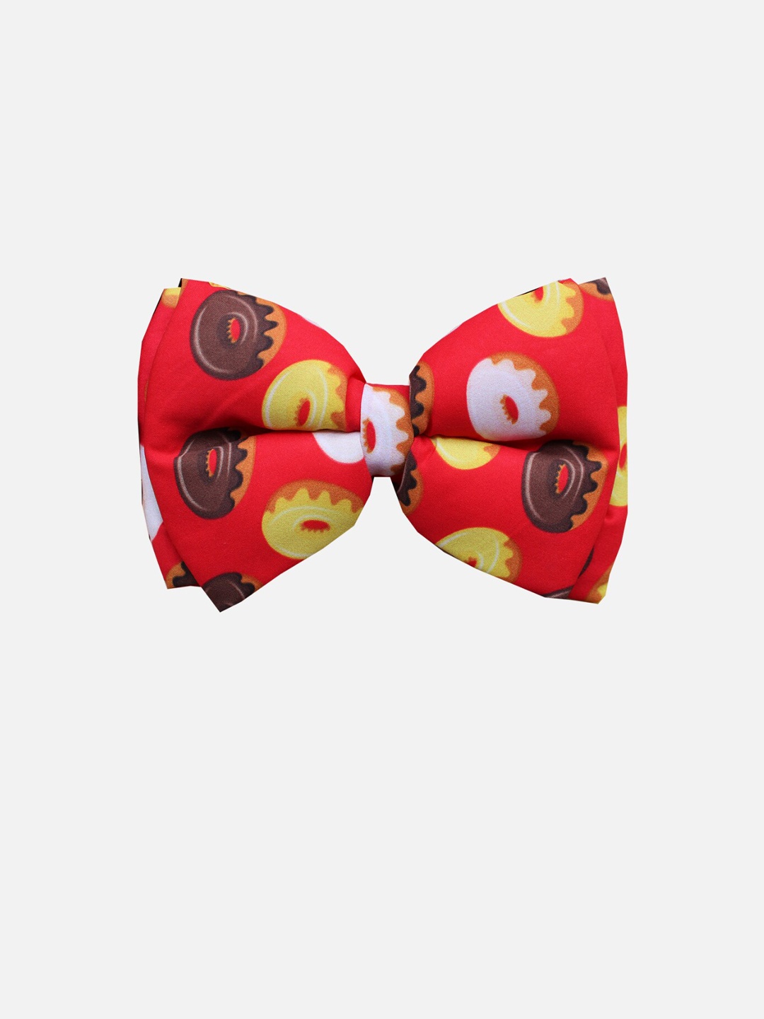 

LANA PAWS Red & Yellow Donut Lover Dog Bow Tie