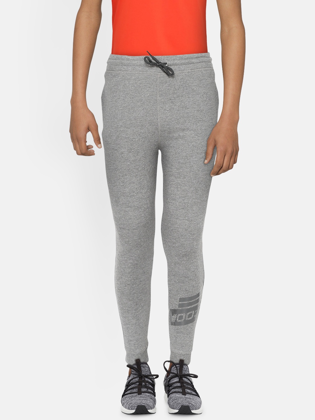 

OVS Boys Grey Melange Solid Joggers