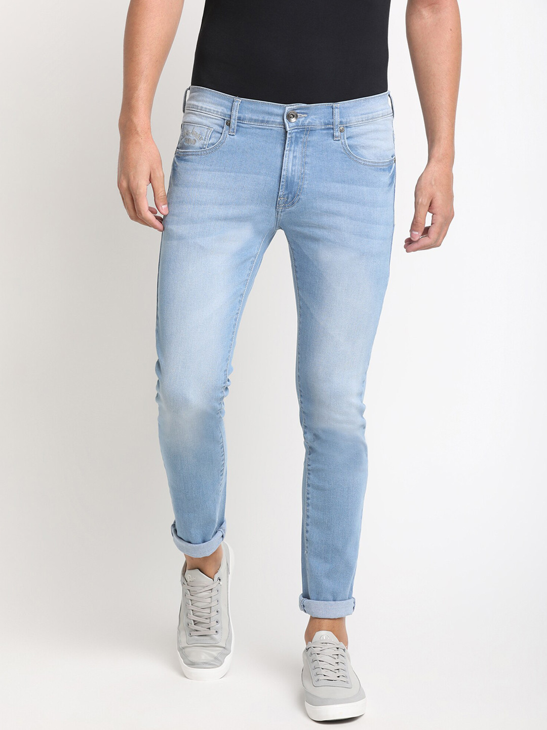 

Pepe Jeans Men Blue Slim Fit Mid-Rise Clean Look Jeans