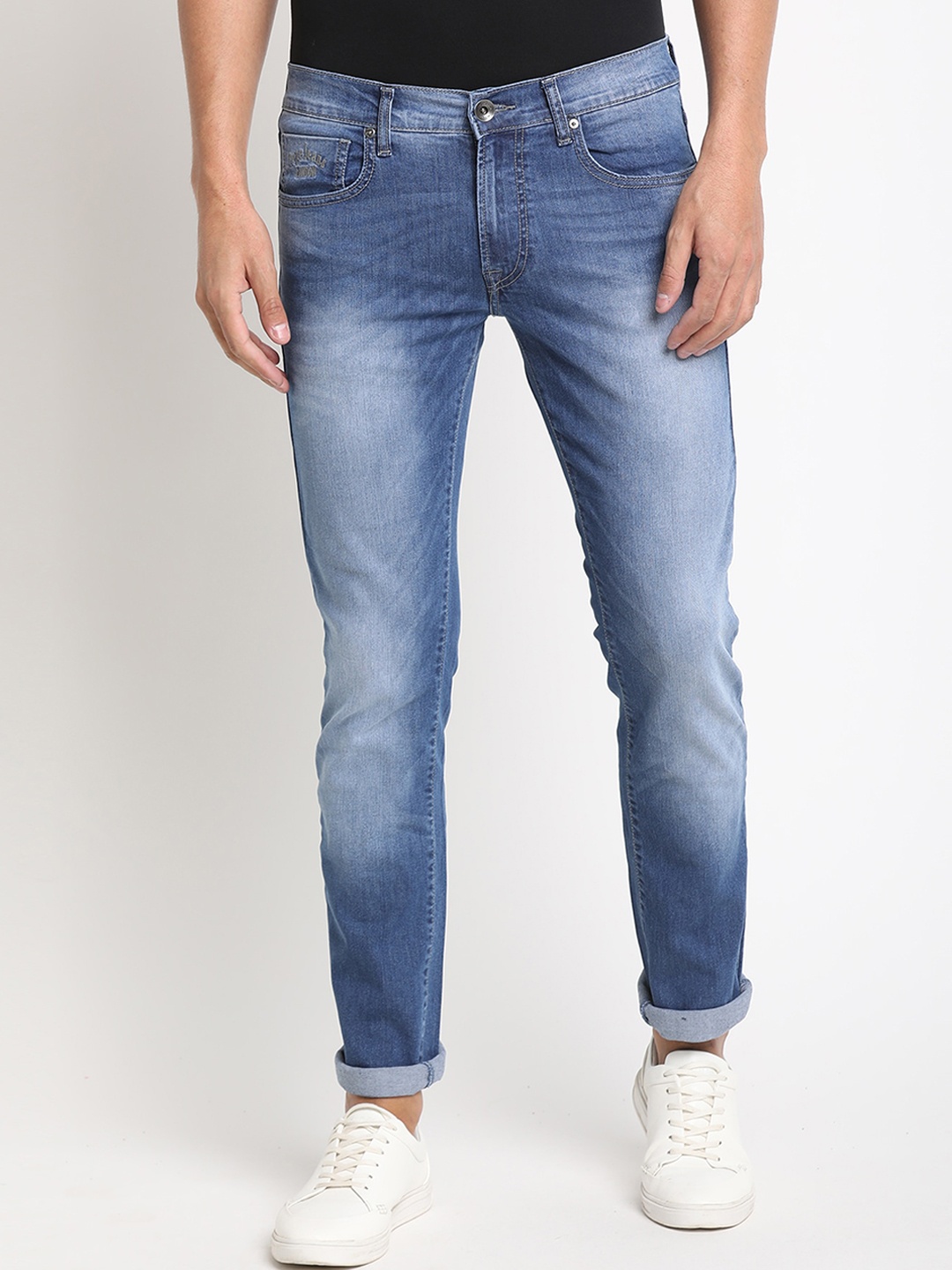 

Pepe Jeans Men Blue Slim Fit Mid-Rise Clean Look Jeans