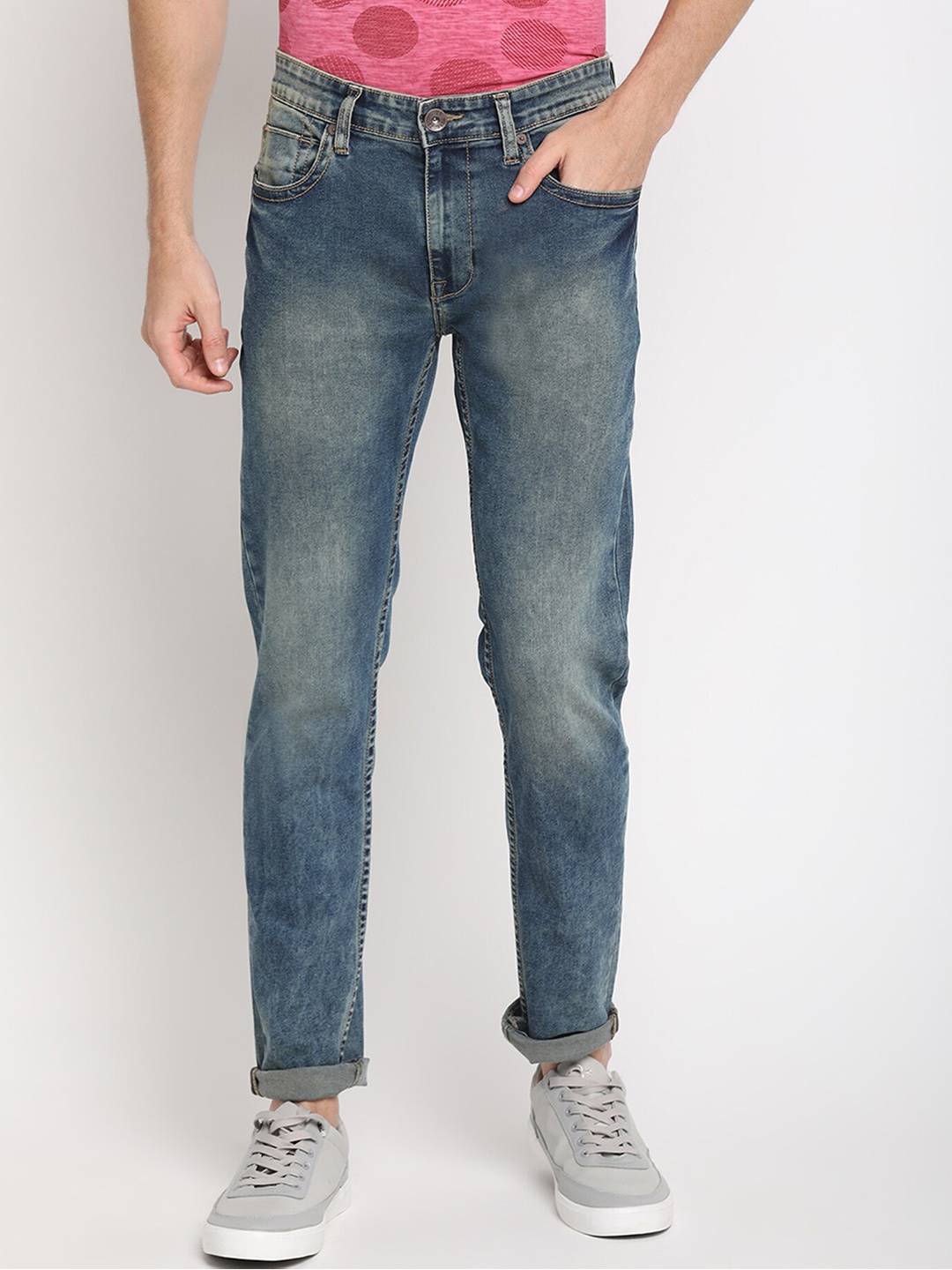 

Pepe Jeans Men Blue Slim Fit Mid-Rise Clean Look Jeans