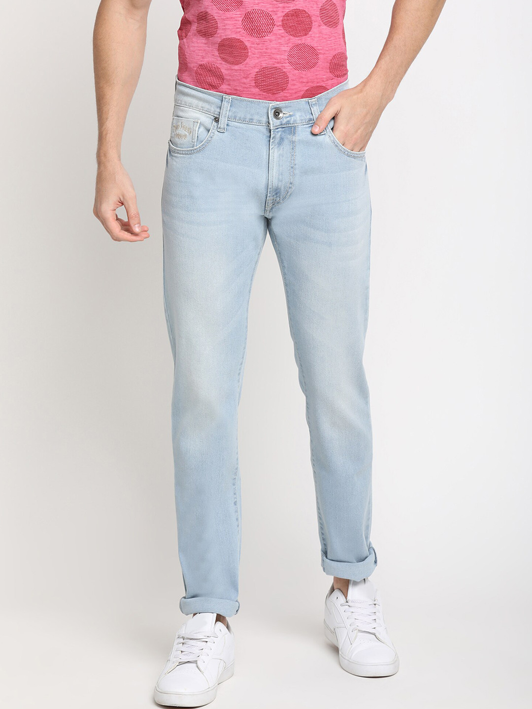 

Pepe Jeans Men Blue Slim Fit Mid-Rise Clean Look Jeans