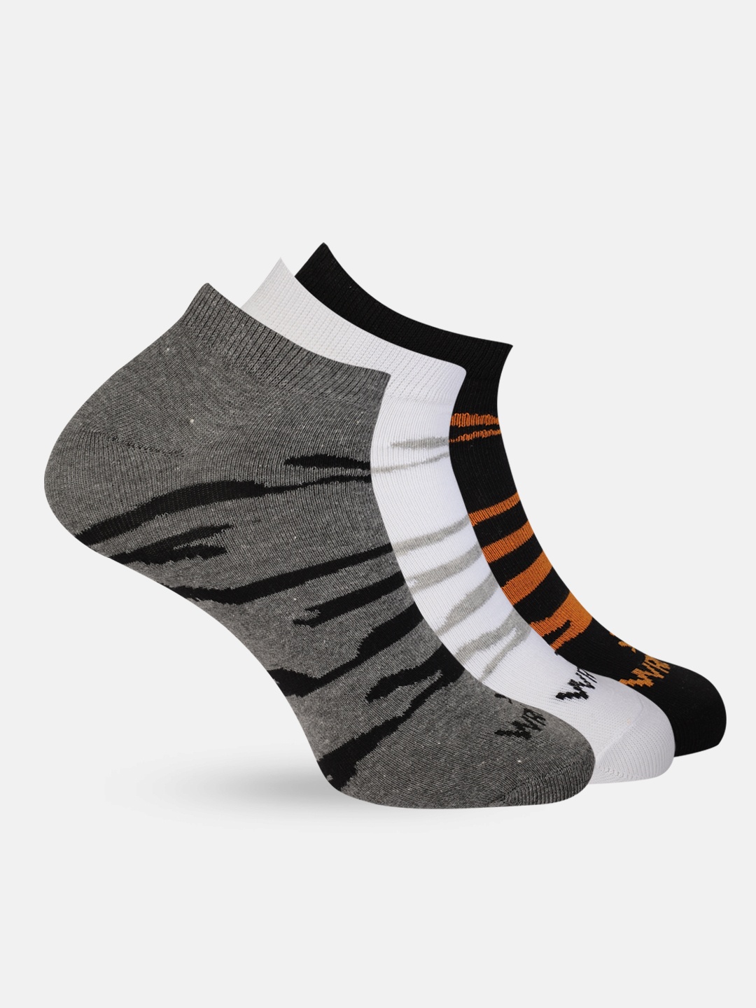 

WROGN Men Set of 3 Ankle Length Socks, Multi