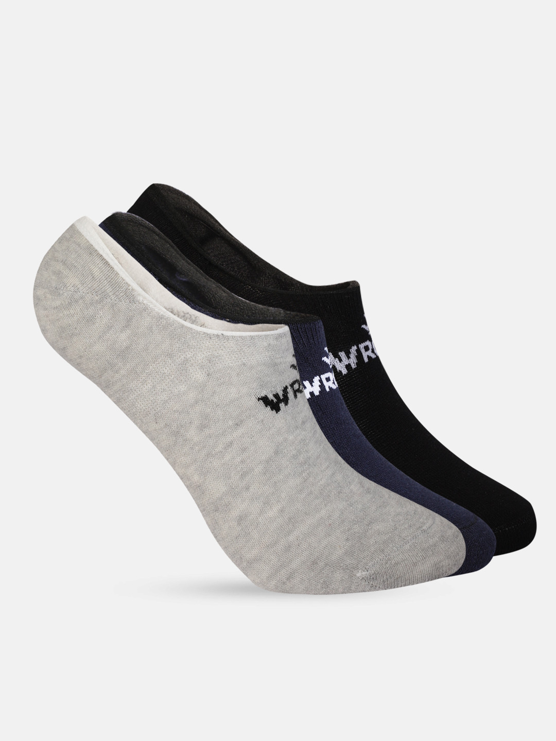 

WROGN Men Set of 3 Shoe Liner Socks, Multi