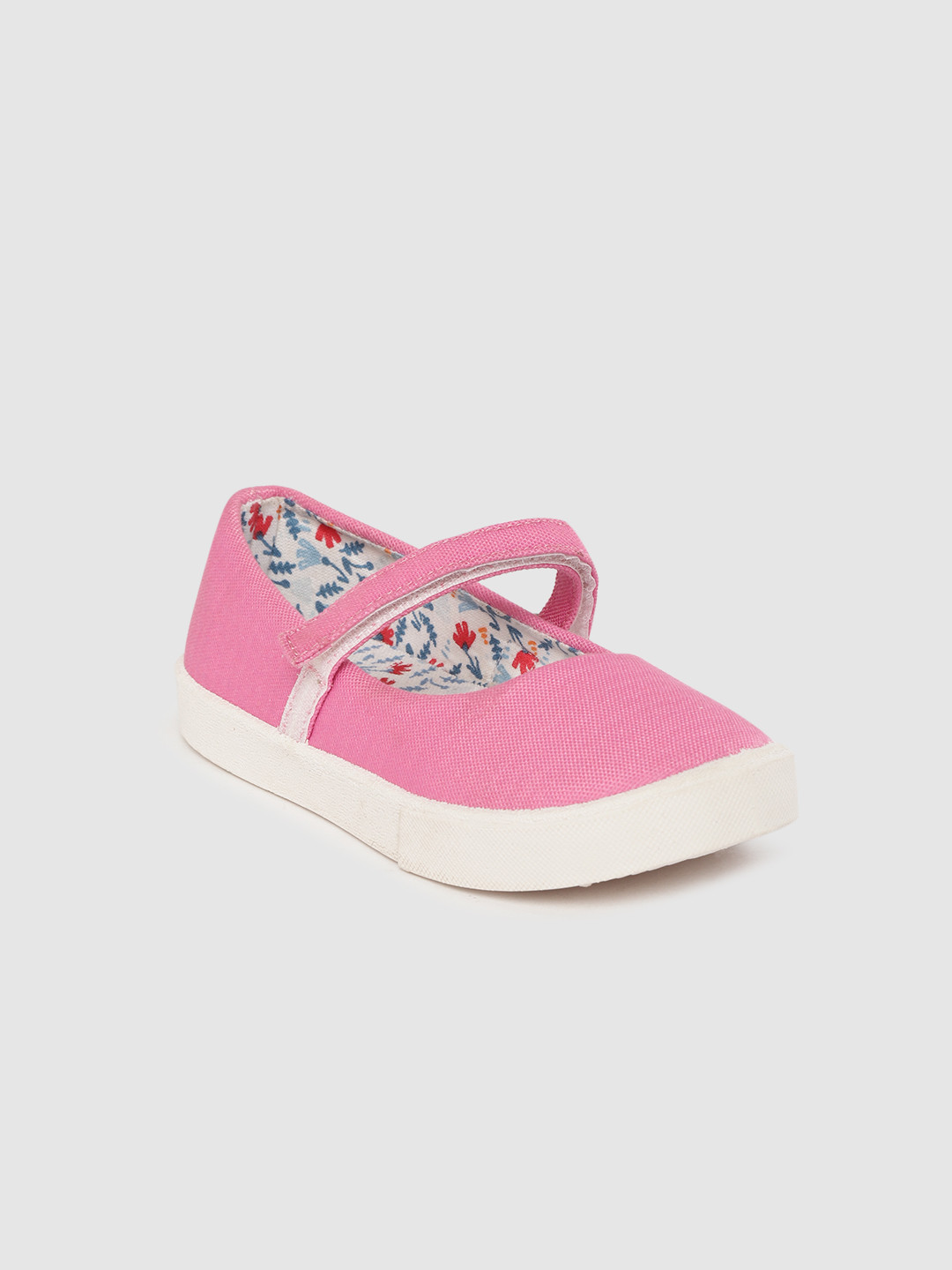 

YK Girls Pink Solid Solid Mary Janes