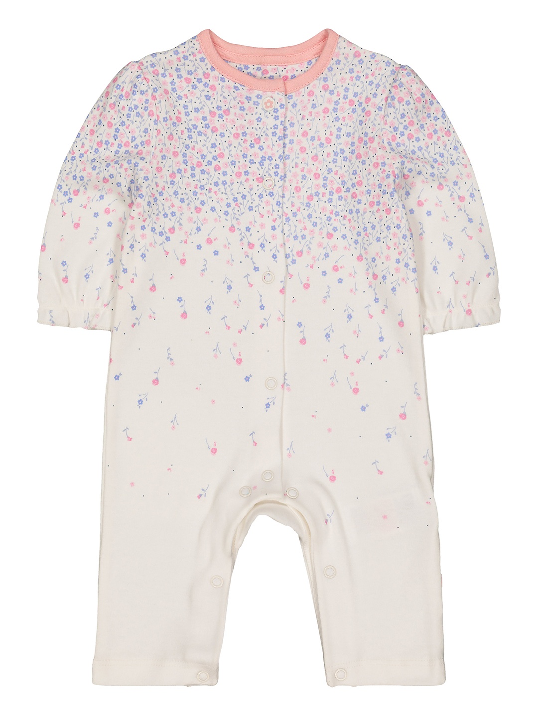 

mothercare Girls Off-White Printed Sleepsuit