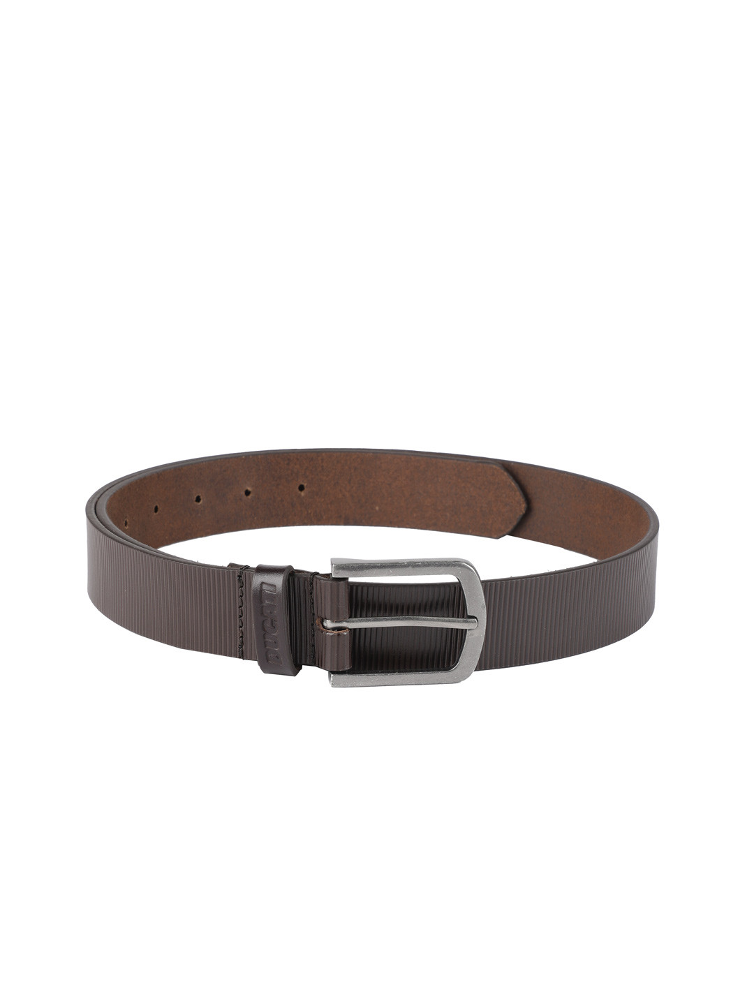 

Ducati Men Brown Solid Leather Belt