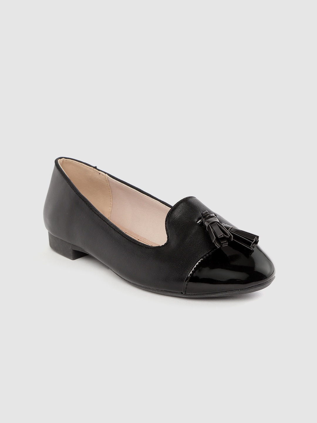 

DOROTHY PERKINS Women Black Solid Ballerinas with Tasselled Detail