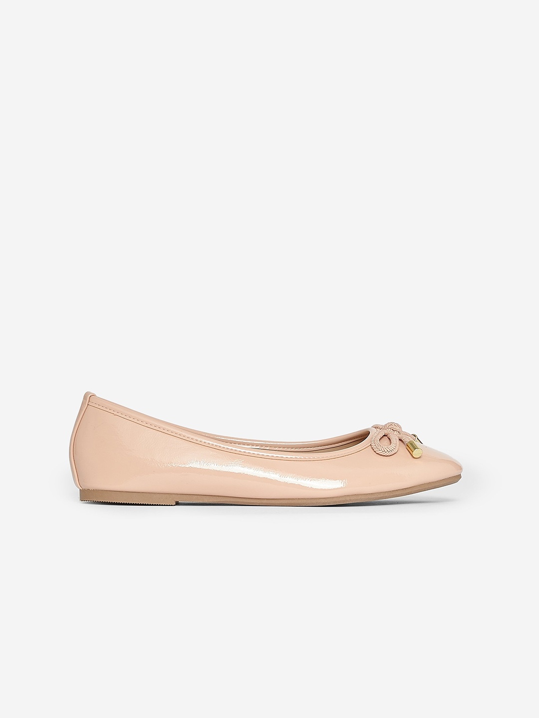 

DOROTHY PERKINS Women Peach-Coloured Solid Ballerinas