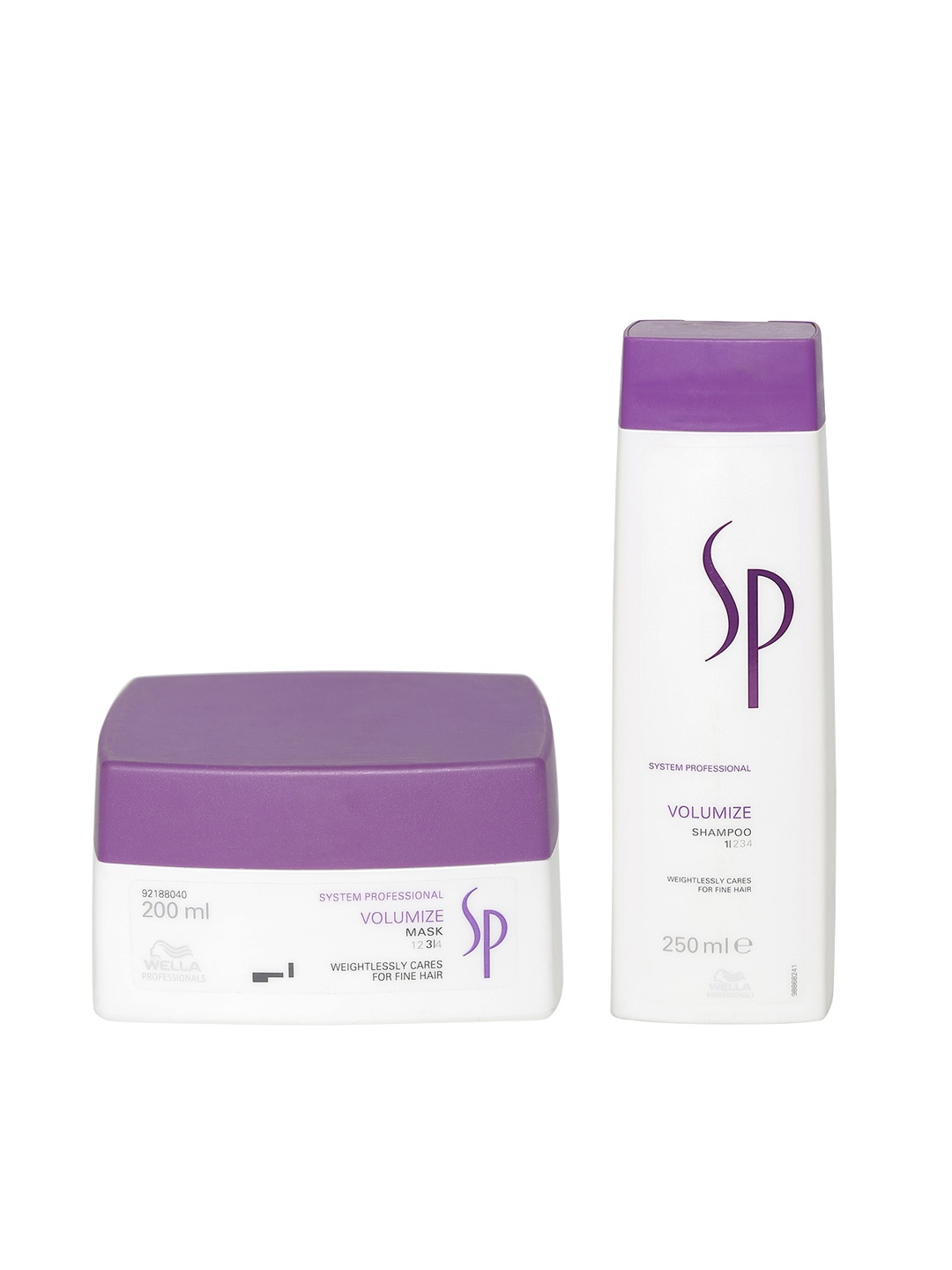 

WELLA PROFESSIONALS Set Of Volumize Hair Mask & Shampoo, White