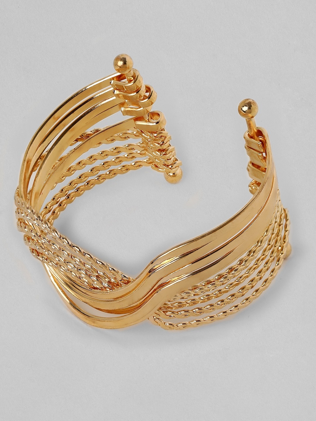 

TOKYO TALKIES X rubans FASHION ACCESSORIES Women Gold-Toned Cuff Bracelet