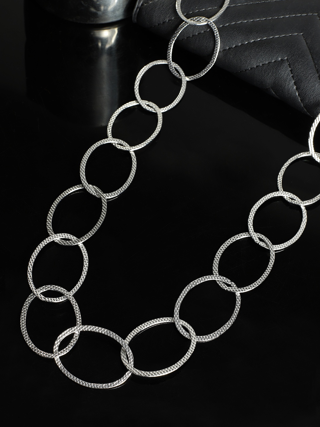 

TOKYO TALKIES X rubans FASHION ACCESSORIES Silver Plated Handcrafted Long Necklace