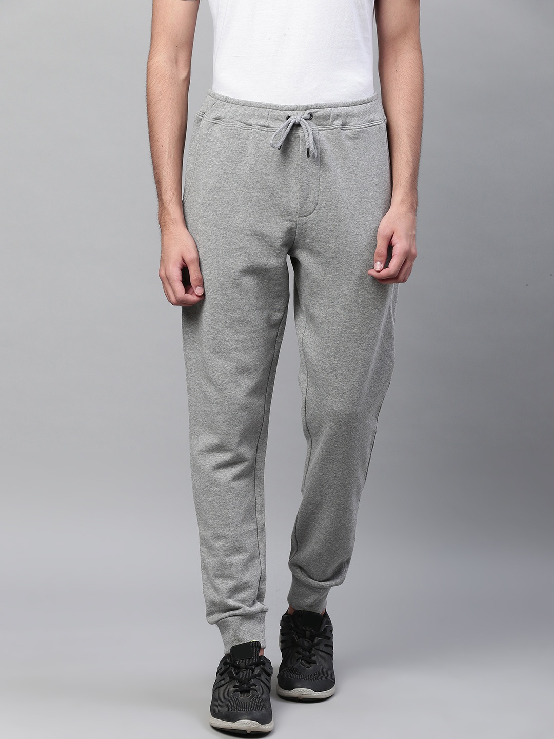 

Marks & Spencer Men Grey Solid Joggers