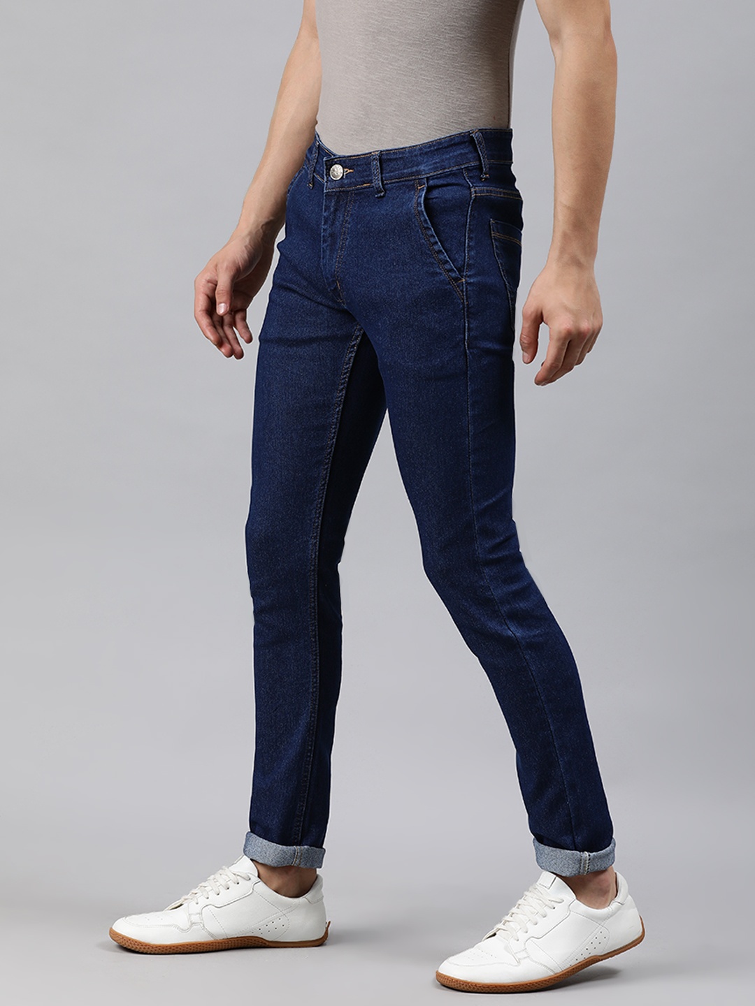 

Urbano Fashion Men Blue Slim Fit Mid-Rise Clean Look Stretchable Jeans