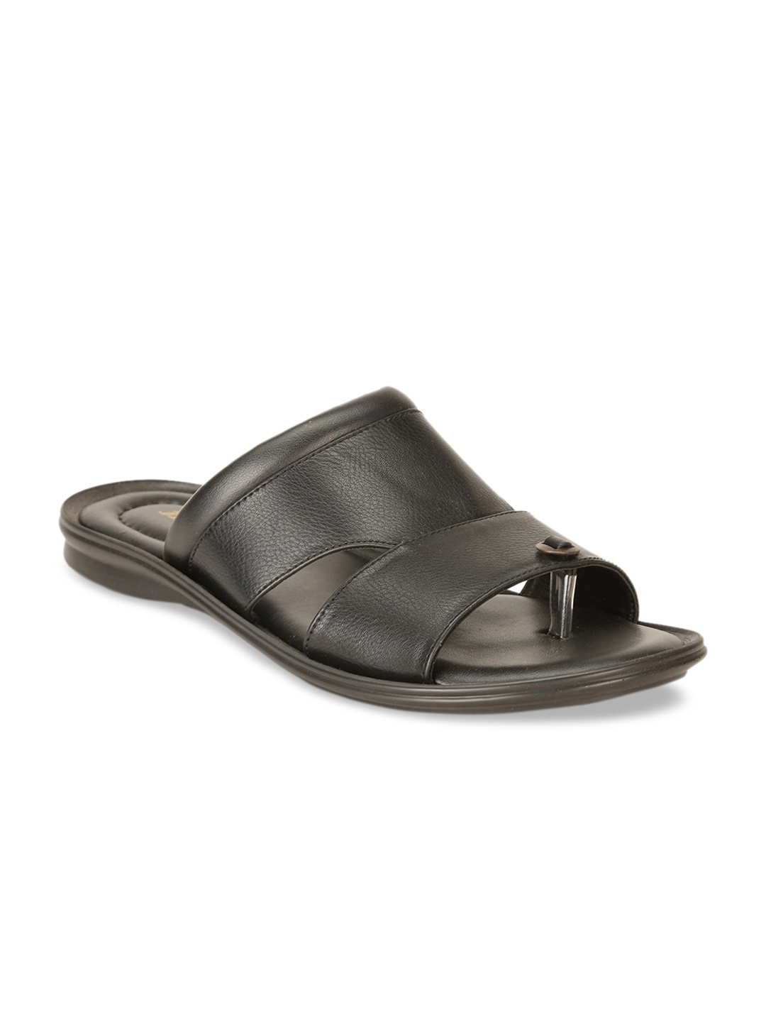 

Bata Men Black Comfort Sandals