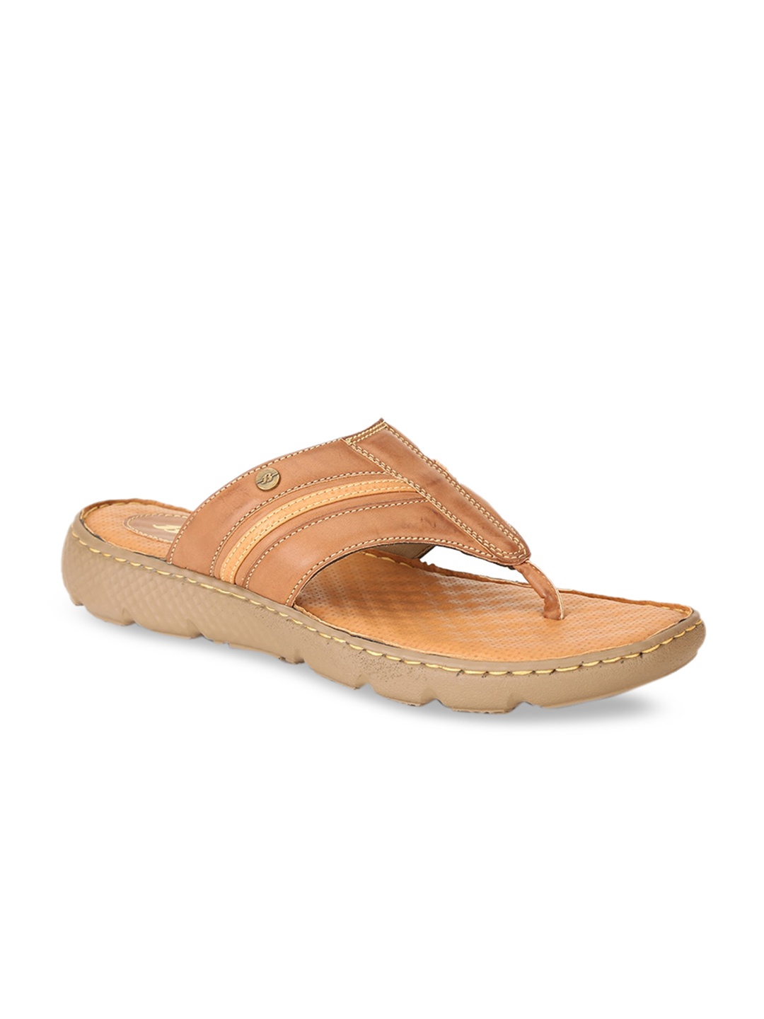 

Bata Men Brown Comfort Sandals