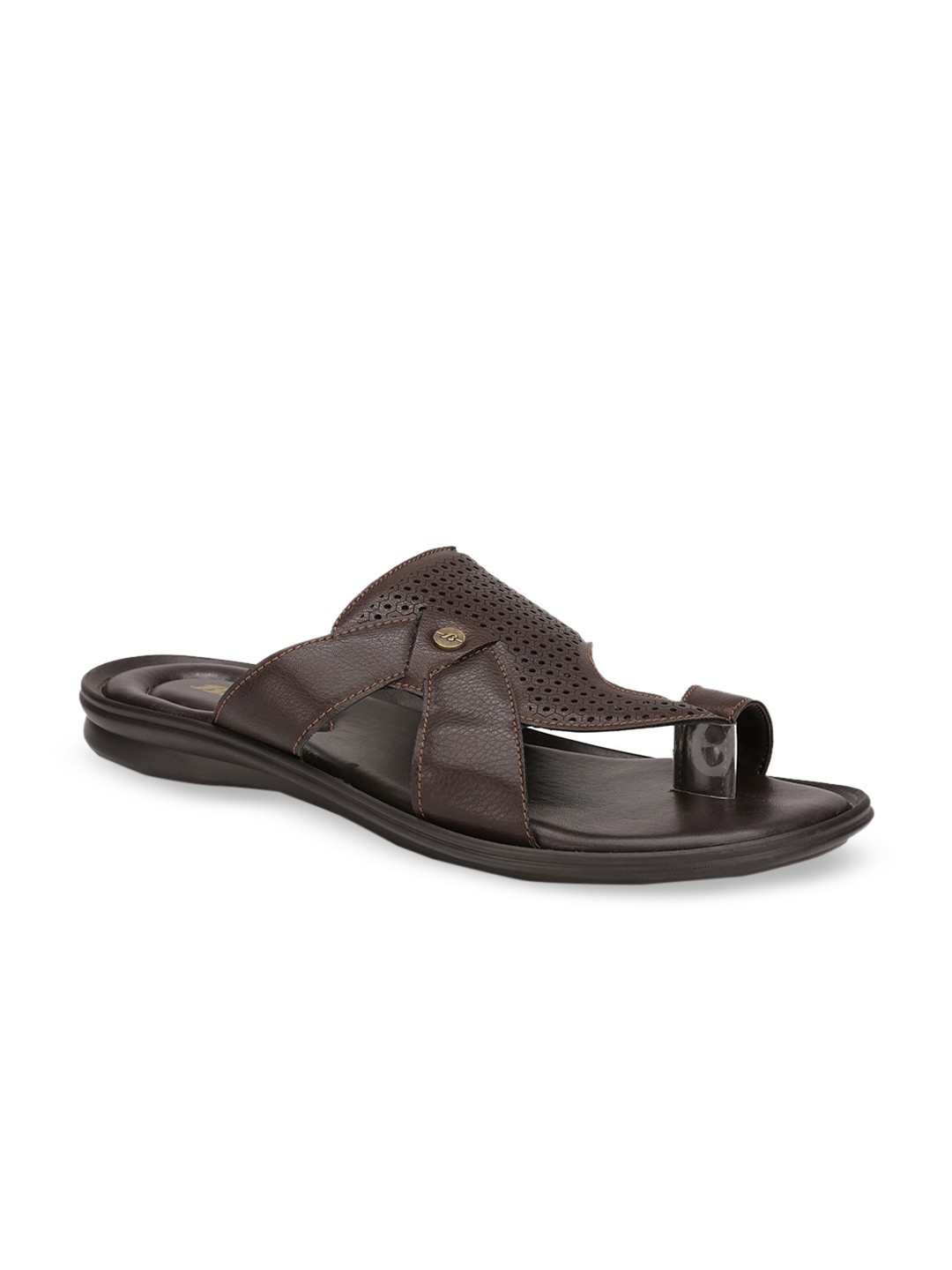 

Bata Men Brown Comfort Sandals